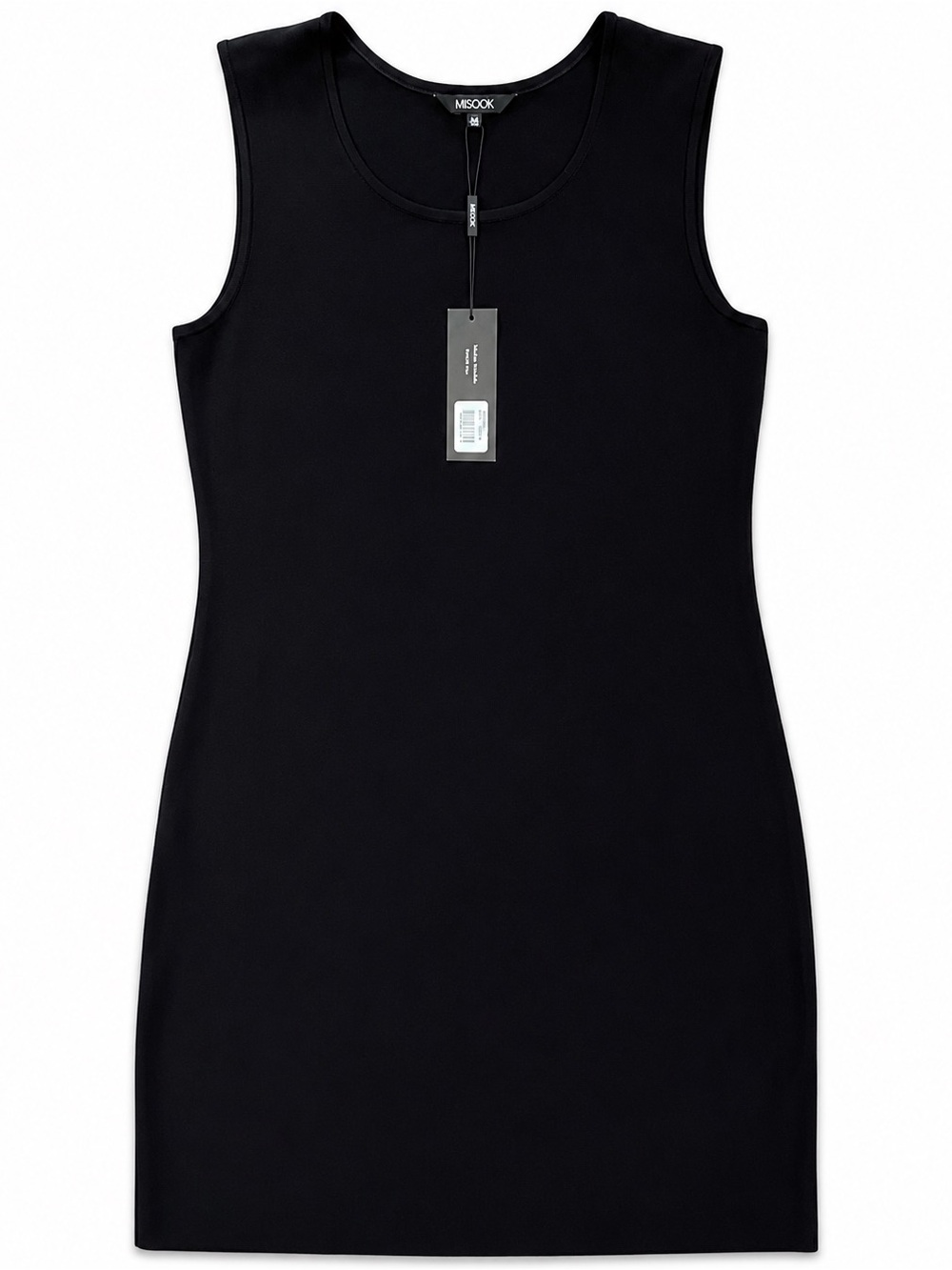 MISOOK Black Sleeveless Tank Dress